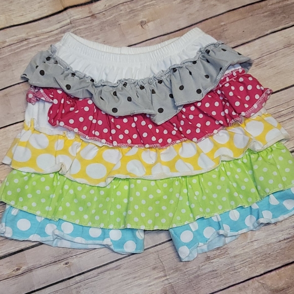 Boutique Top and Ruffle Skort Set  Size 7/8 - Picture 3 of 6